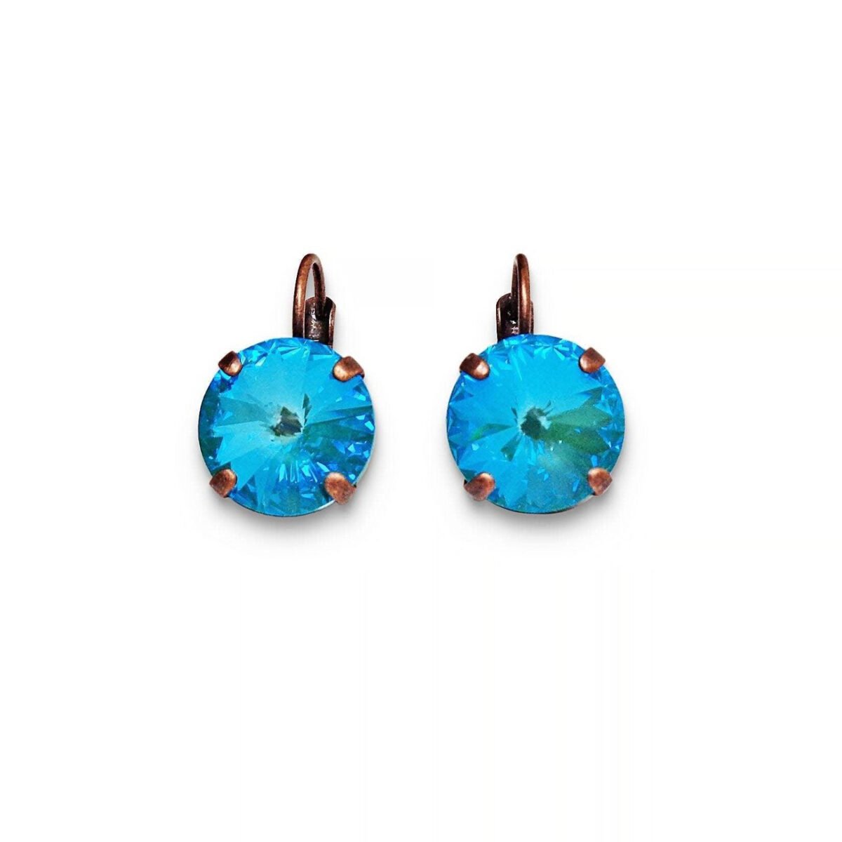 Crystal rivoli drop earrings,laguna delite