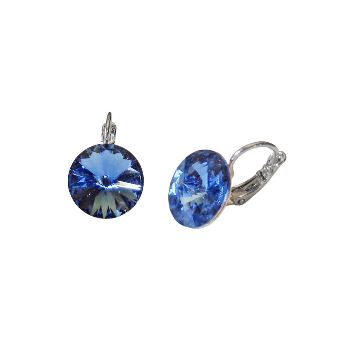 Crystal rivoli drop earrings,montana